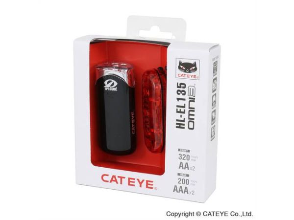 Kit - Cateye HL-EL135 + Omni 3 2