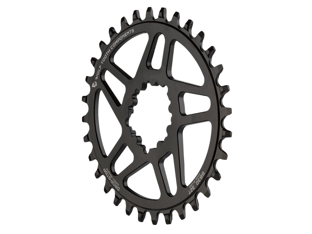 Wolf Tooth Elliptical Direct Mount för SRAM BB30 Short Spindle vevparti