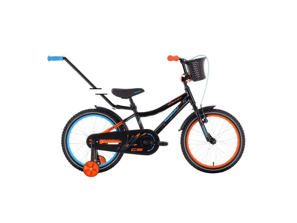 Tabou Rocket CS 20 tum barncykel svart/orange | Cykelcenter